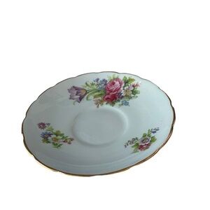 E.B Foley teacup saucer only, bone China, made in England